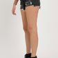 RISEN Full Size Mid Rise Raw Hem Denim Shorts