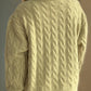 Cable-Knit Round Neck Long Sleeve Cardigan