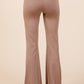 Mittoshop Stretchy Soft Elastic Waist Flare Pants