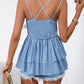 Devine Layered Double Spaghetti Straps Cami