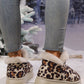 Thermal Leopard Round Toe Platform Boots