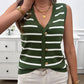 Devine Striped V-Neck Knit Tank