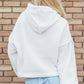 Exposed Seam Long Sleeve Hoodie