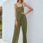 Adjustable Spaghetti Strap Jumpsuit with Pockets