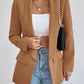 Shawl Collar Long Sleeve Blazer