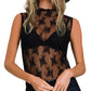 Lace Mock Neck Top