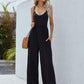 Adjustable Spaghetti Strap Jumpsuit with Pockets