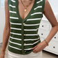 Devine Striped V-Neck Knit Tank