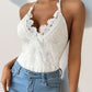 Perfee Halter Neck Lace Bodysuit