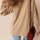 Frill Button Up Long Sleeve Shacket