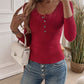 Devine Lace Detail Round Neck Long Sleeve T-Shirt