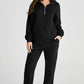 Half Zip Long Sleeve Top and Joggers Active Set