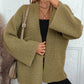 Open Front Long Sleeve Cardigan