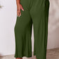 Double Take Full Size Smocked Wide Waistband Wide Leg Pants