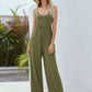 Adjustable Spaghetti Strap Jumpsuit with Pockets