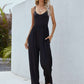 Adjustable Spaghetti Strap Jumpsuit with Pockets