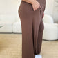 Double Take Full Size Smocked Wide Waistband Wide Leg Pants